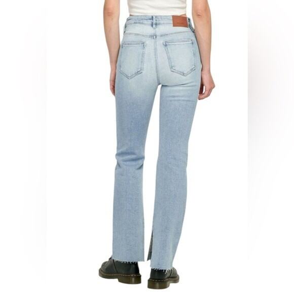 Hidden Ryan High-Rise Bootcut Slit Cuff Raw Hem Jeans 28 - Picture 2 of 12